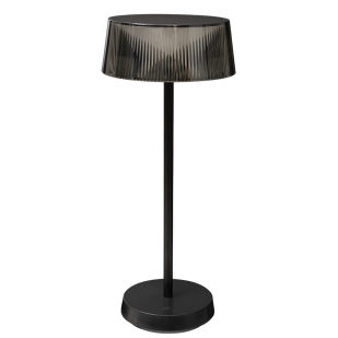 LED dimmable rechargeable table lamp 2.3W, 3000K, IP44, black