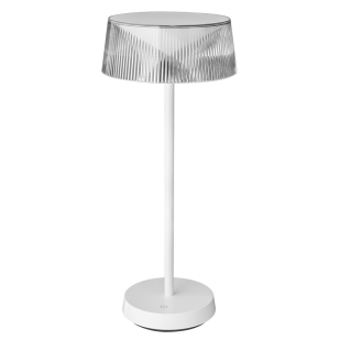 LED dimmable rechargeable table lamp 2.3W, 3000K, IP44, white