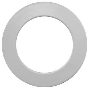 Ceiling downlight frame, round, GU10, fixed, white, aluminium, IP20