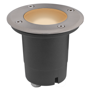 Ground recessed lighting fixture, GU10, IP65, inox