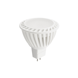 LED лампа луничка димираща 4W, MR16, 2700K, 12V DC, топла светлина