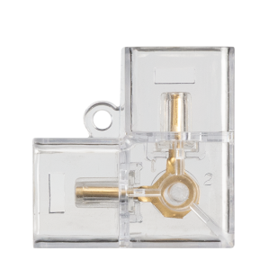 Ъглов L- конектор за LT5X7xx, 90°, 2 пина