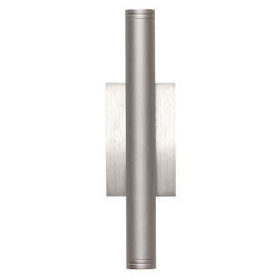 LED wall lighting fixture 2x3W, 3000K, 220-240V АC, satin nickel, IP65
