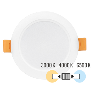 LED панел за вграждане, кръг, влагозащитен 5W, 3000K/4000K/6500K, 220-240V AC, IP54