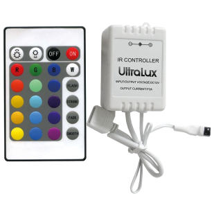 IR контролер за RGB LED осветление 12-24 V DC, 3x2A