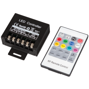 RF контролер за RGB светодиодно осветление 240W, 20A, 12-24V DC