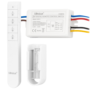 Четириканален ключ с RF дистанционно управление 220V AC