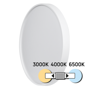 LED CCT плафониера, 24W, 3000K/4000K/6500К
