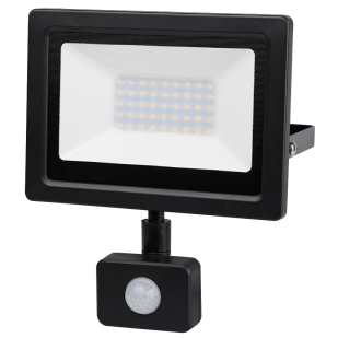 LED SLIM прожектор с датчик за движение 30W, 4200K, 220-240V AC, IP44