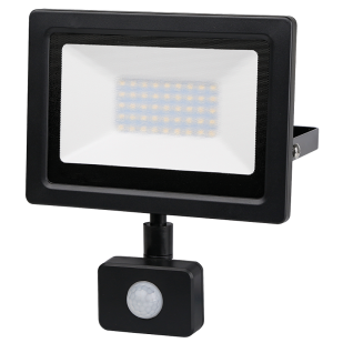 LED SLIM прожектор с датчик за движение 50W, 4200K, 220-240V AC, IP44